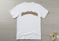 Dominologist T-Shirt – Classic Old English Domino Logo Tee