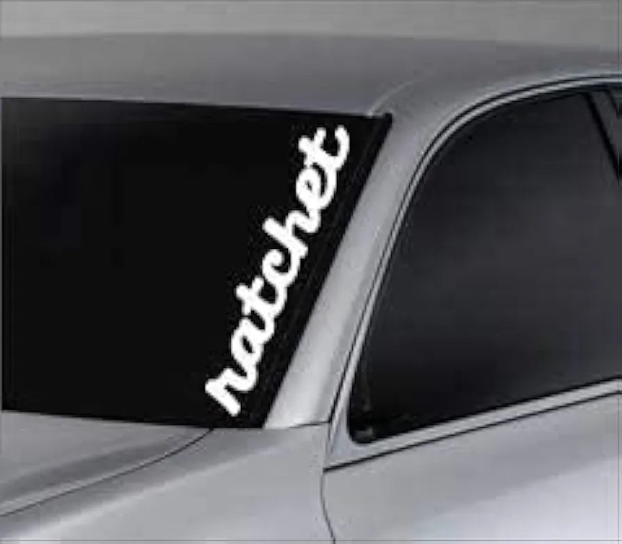 Dabbledown Decals Ratchet Version 101 Car Truck Window Windshield Lettering Decal Sticker Decals Stickers