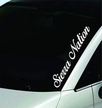 Dabbledown Sierra Nation Version DD101 Car Truck Window Windshield Lettering Decal Sticker Decals Stickers