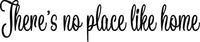 Dabbledown There's No Place Like Home V2, Wall, Decal, Sticker, Decals, Stickers, Mural, Kid, Boy, Teen, Room