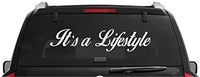 Dabbledown It's a Lifestyle Version DD101 36" Car Truck Window Windshield Lettering Decal Sticker Decals Stickers