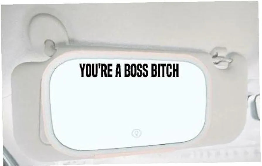 Dabbledown You're A Boss Bitch Funny Car Auto Vinyl Decal Sticker Art Graphic Sticker