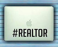 Hashtag Realtor Car Window Windshield Lettering Decal Sticker Decals Stickers
