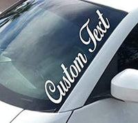 Dabbledown Personalized Design Your Own Name - Custom Vinyl Sticker Car Window - Boat - Cup Lettering JDM Automotive Windshield Graphic Name Letter Auto Vehicle Door Banner - Custom Vinyl Decal -