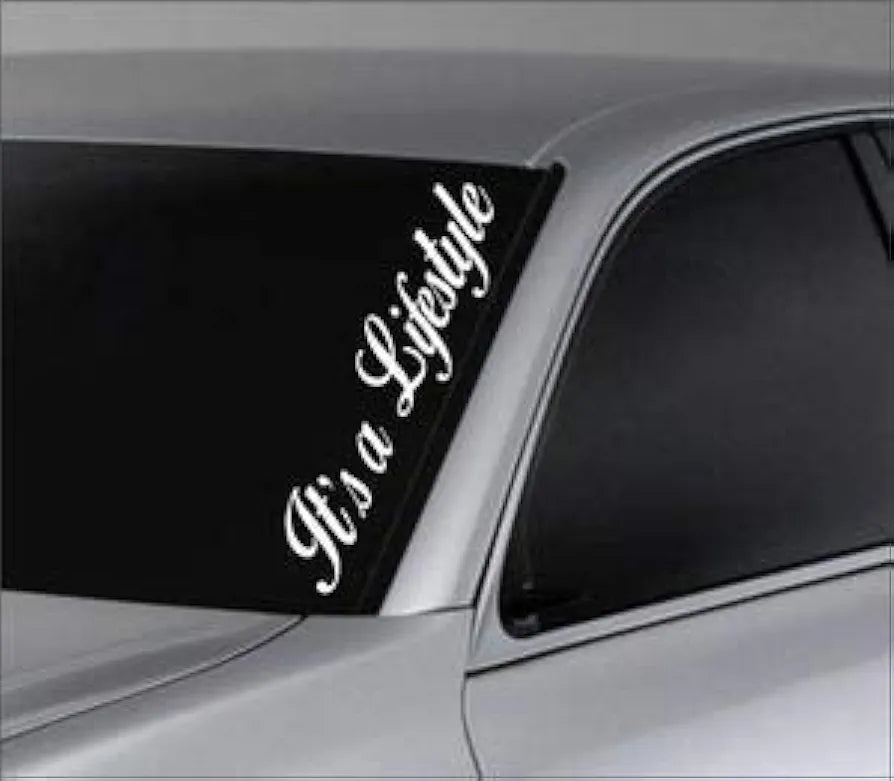 Dabbledown Decals Large It's a Lifestyle Car Truck Window Windshield Lettering Decal Sticker Decal
