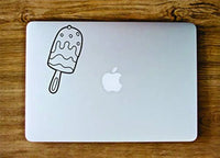 Dabbledown Decals Ice Cream Laptop Version Car Window Windshield Lettering Decal Sticker Decals Stickers