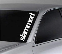 Dabbledown Slammed Large Version Car Truck Window Windshield Lettering Decal Sticker Decals Stickers