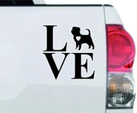 Love Affenpinscher Car Window Windshield Lettering Decal Sticker Decals Stickers