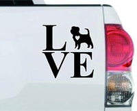 Love Affenpinscher Car Window Windshield Lettering Decal Sticker Decals Stickers
