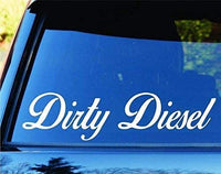 Dabbledown Decals Small Version Dirty Diesel Car Truck Window Windshield Lettering Decal Sticker Decals Stickers
