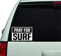 Pray for Surf Version DD101 Decal Sticker Vinyl Decal Sticker Art Graphic Stickers Laptop Car Window