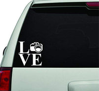 Love Camera White Version Car Window Windshield Lettering Decal Sticker Decals Stickers