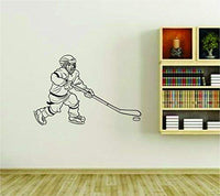 Dabbledown Ice Hockey Player Version DD150 Decal Sticker Winter Sports Wall Mural Kid Boy Teen Room Canada Hockey04RS1bw