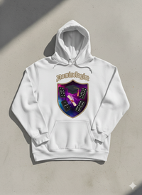 Dominologist Hoodie – Galactic Domino Master Shield Design