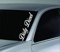 Dabbledown Large Dirty Diesel Car Truck Window Windshield Lettering Decal Sticker Decals Stickers