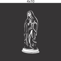 Dabbledown Virgin Mary Vinyl Decal Sticker Window Car Truck Van SUV