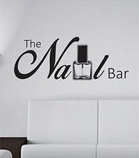 Dabbledown The Nail Bar Nail Tech Store Business Logo Version 101 Decal Sticker Wall Boy Girl Nailtech02OCC4 25 1/2x28