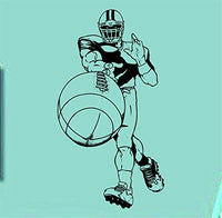 Quarterback Football Player Large Version DD120 Vinyl Wall Decal Sticker Art Sports Kid Children Ball Nursery Boy Teen Sticker Wall Mural Art Graphic Sports Teen Kid Nursery