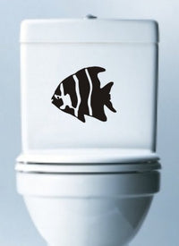 Fish Decal Sticker Goldfish Toilet Laptop Aquarium Funny Window Wall