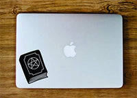 Dabbledown Decals Occult Witchcraft Book Laptop Version Car Window Windshield Lettering Decal Sticker Decals Stickers