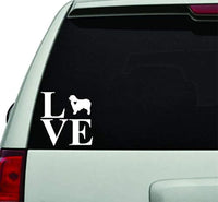 Love Australian Shepherd White Version Car Window Windshield Lettering Decal Sticker Decals Stickers
