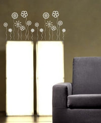 Flowers Decal Sticker Wall Boy Girl Teen Child Room Nursery