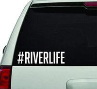 Hashtag River Life Version DD101 Decal Sticker Vinyl Decal Art Graphic Stickers Laptop Car Window