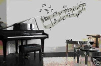 Music Notes Wall Mural Decal Sticker Home Decoration