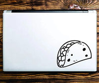 Dabbledown Decals Taco Design Laptop Version Car Window Windshield Lettering Decal Sticker Decals Stickers