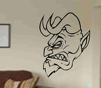 Devil Face Version DD105 Vinyl Wall Decal Sticker Devils Satan Witchcraft Halloween