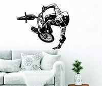 Dabbledown BMX Bike Version 201, Wall, Decal, Sticker, Decals, Stickers, Mural, Kid, Boy, Teen, Room