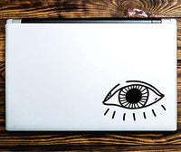 Dabbledown Decals Eye Looking at You Laptop Version Car Window Windshield Lettering Decal Sticker Decals Stickers