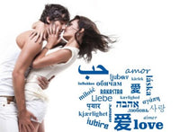 Dabbledown Love in 23 Different Languages Wall Decal Sticker Marraige Married Honeymoon Wedding Art Graphic Amor
