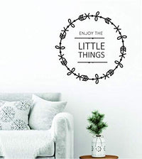Dabbledown Enjoy The Little Things Boho, Wall, Decal, Sticker, Decals, Stickers, Mural, Kid, Boy, Teen, Room
