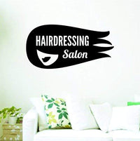Hairdressing Salon Salon Logo Version DD201 Design Wall Vinyl Decal Sticker Art Graphic Sticker Barbershop Beard Mustache