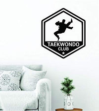 Dabbledown Taekwondo Martial Arts Club Logo V1, Wall Decal, Wall, Decal, Sticker, Decals, Stickers, Mural, Kid, Boy, Teen, Room