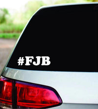 Dabbledown Hashtag FJB Joe Biden Politics Funny Car Auto Vinyl Decal Sticker Art Graphic Sticker