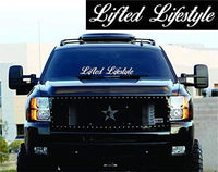 Lifted Lifestyle Extra Large Version D901 Car Truck Window Windshield Lettering Decal Sticker Decals Stickers