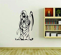 Grim Reaper Version DD106 Vinyl Wall Decal Sticker Car Window Truck Decals Stickers ES3reaper07bw 18x28