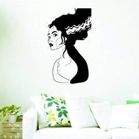Halloween Bride of Frankenstein Version DD101 Wall Vinyl Decal Sticker Art Graphic Boo Ghosts Costume