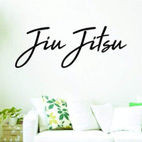 Jiu Jitsu Cursive Wall Lettering Decal Sticker Decals Stickers