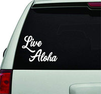 Live Aloha Version DD101 Hawaii Decal Sticker Vinyl Decal Sticker Art Graphic Stickers Laptop Car Window