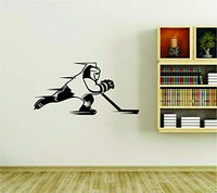 Dabbledown Ice Hockey Player Version DD164 Decal Sticker Winter Sports Wall Mural Kid Boy Teen Room Hockey15V4BW