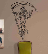 Grim Reaper Version DD125 Bones Wall Vinyl Decal Sticker Art Graphic Sticker Skulls Wall Vinyl Decal Sticker Art Graphic Sticker Sugar Skull Skull