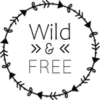 Dabbledown Wild and Free Boho Design, Wall Decal, Wall, Decal, Sticker, Decals, Stickers, Mural, Kid, Boy, Teen, Room