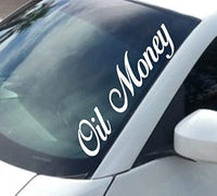Dabbledown Large Oil Money Version DD101 Car Truck Window Windshield Lettering Decal Sticker Decals Stickers