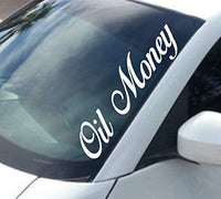 Dabbledown Large Oil Money Version DD101 Car Truck Window Windshield Lettering Decal Sticker Decals Stickers