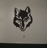 Dabbledown Coyote Vinyl Decal Sticker Wall Animal Dog Cool Children