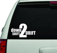 Downshift 2 Drift JDM Car Truck Window Windshield Lettering Decal Sticker