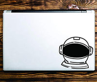 Dabbledown Astronaut Helmet Laptop Version Car Window Windshield Lettering Decal Sticker Decals Stickers